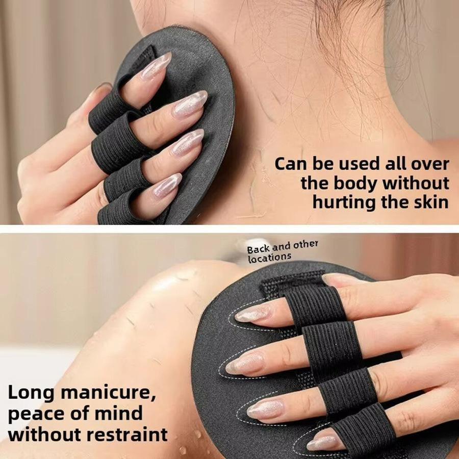 Soft Rubber Shower Scrubber for Efficient Cleansing Body🚿
