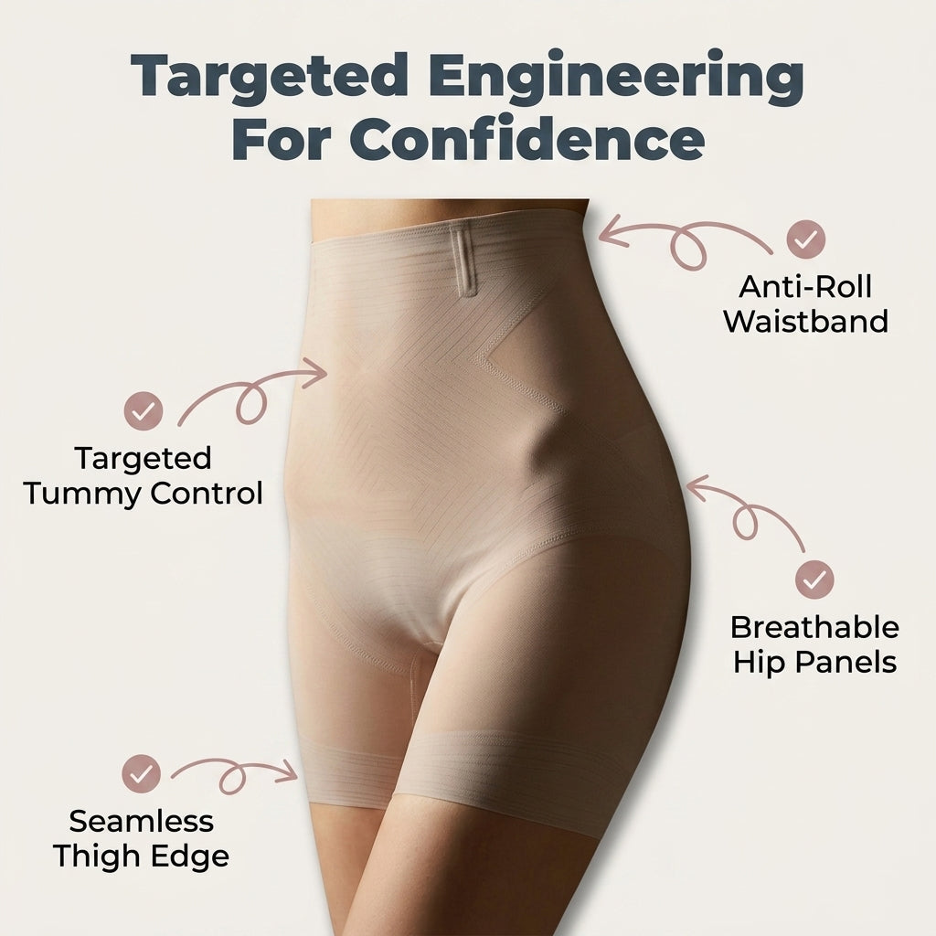 Seamless Tummy Control Shapewear Shorts