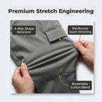 Premium Stretch Cargo Jeans – Comfort Meets Style