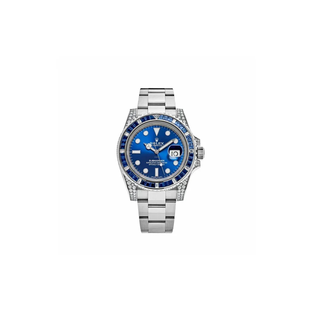 Submariner Automatic Watch With Sapphire And Diamond Bezel