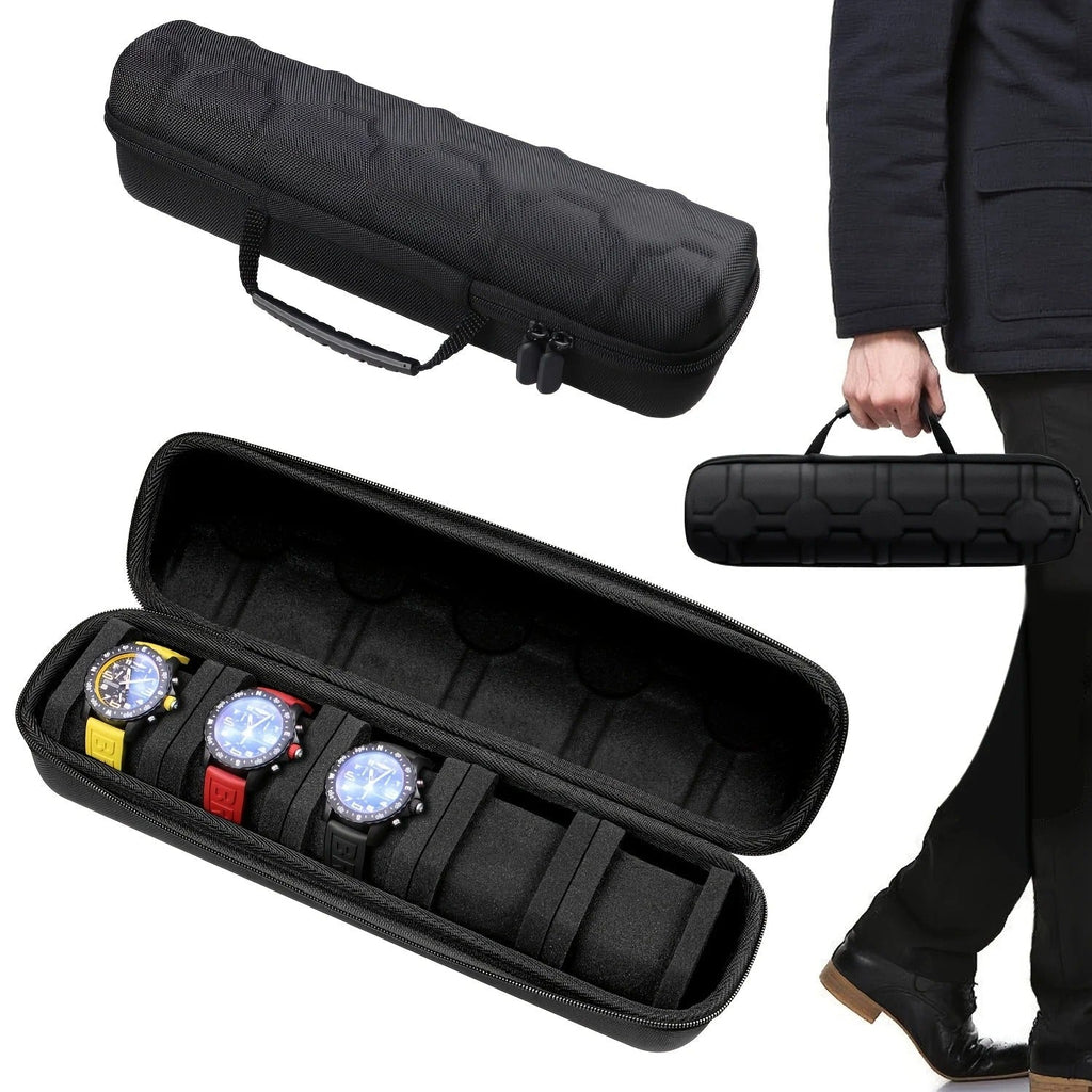 NomadVault™ 5-Slot Travel Watch Case