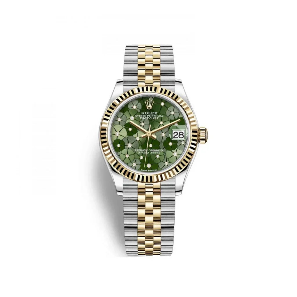 Classic Datejust Automatic Watch With Diamond Dial