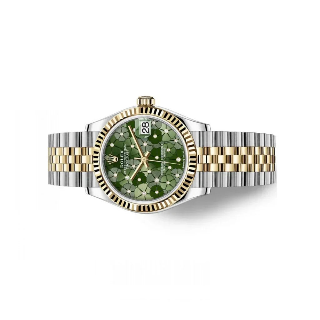 Classic Datejust Automatic Watch With Diamond Dial