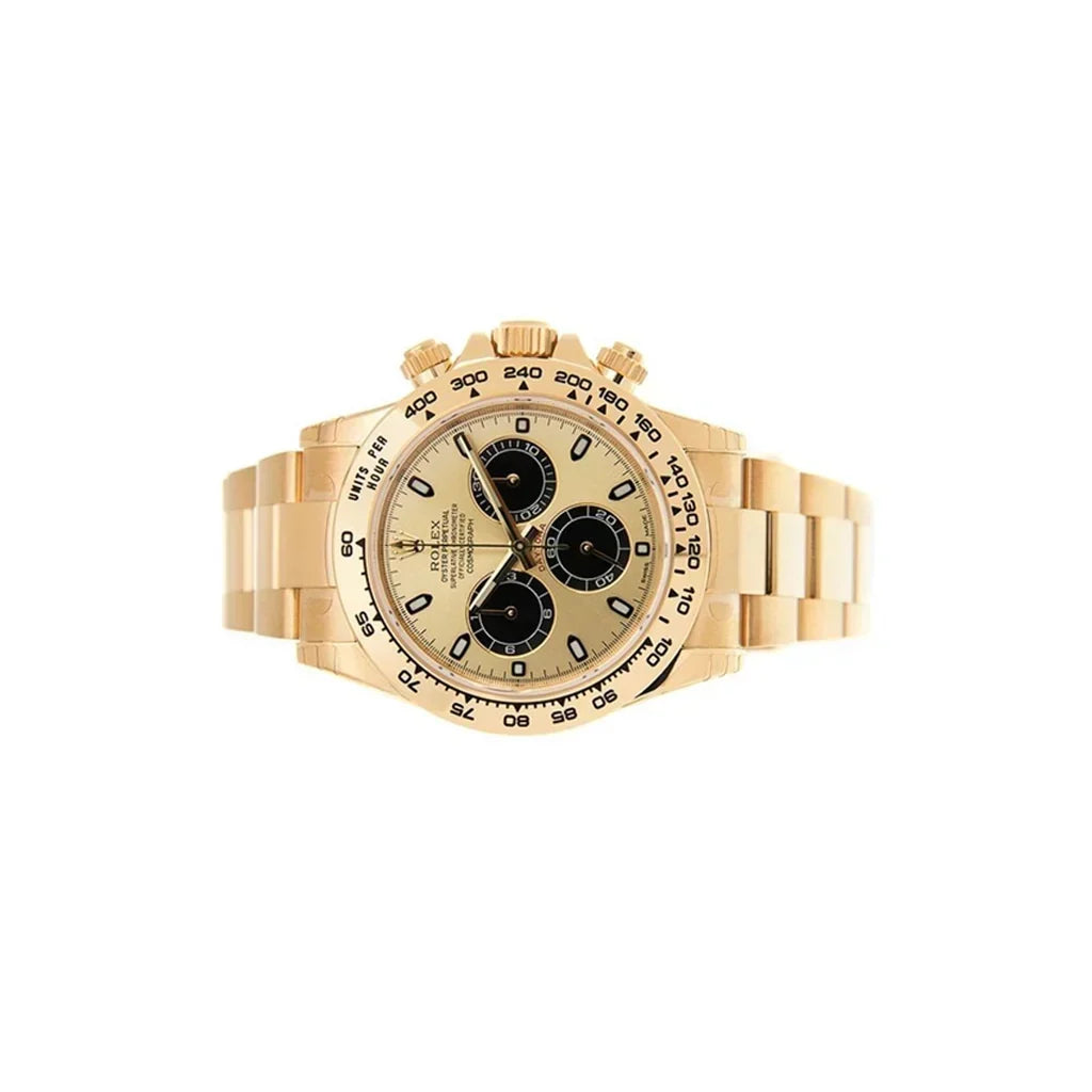 Cosmograph Daytona Black And Champagne Dial Men's Oyster Watch