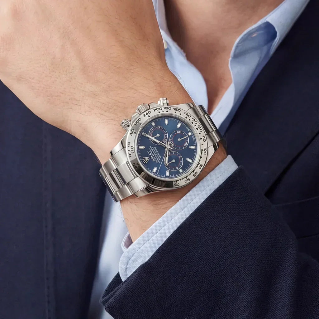 Cosmograph Daytona Blue Dial Mens Watch
