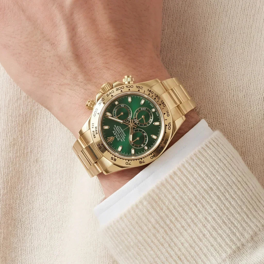 Cosmograph Daytona Green Dial John Mayer Men's Watch