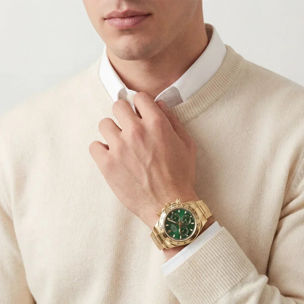 Cosmograph Daytona Green Dial John Mayer Men's Watch