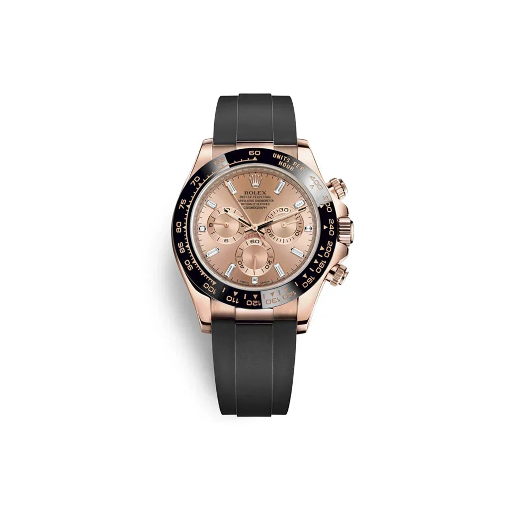 Cosmograph Daytona Pink And Black Dial Men's Watch