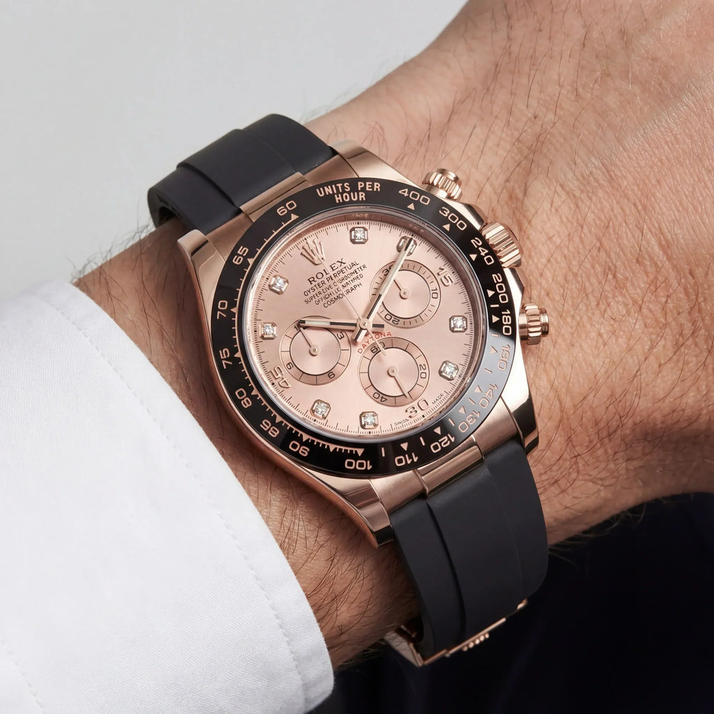 Cosmograph Daytona Pink And Black Dial Men's Watch