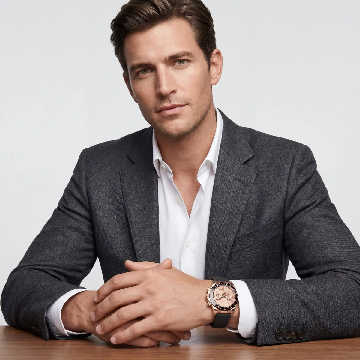 Cosmograph Daytona Pink And Black Dial Men's Watch