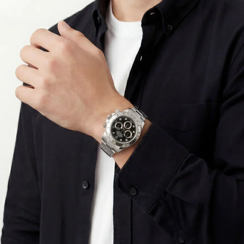 Cosmograph Daytona With Diamonds Dial Oyster Bracelet Automatic Men's Watch
