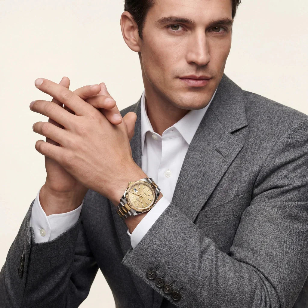 Datejust Automatic Men's Watch With Fluted Bezel