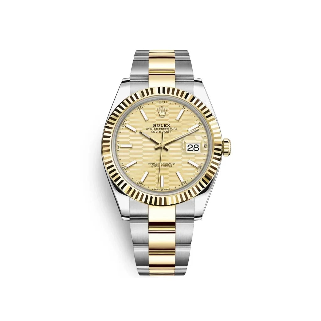Datejust Automatic Men's Watch With Fluted Bezel