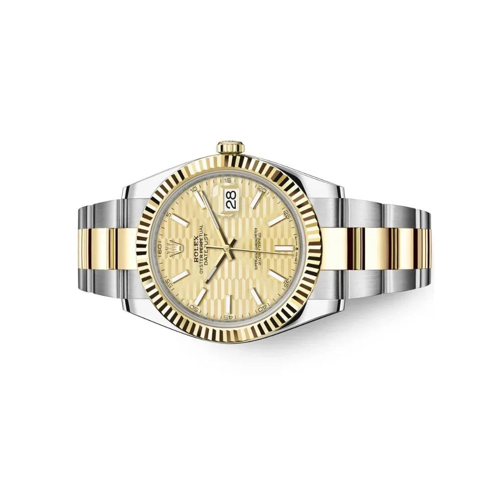 Datejust Automatic Men's Watch With Fluted Bezel