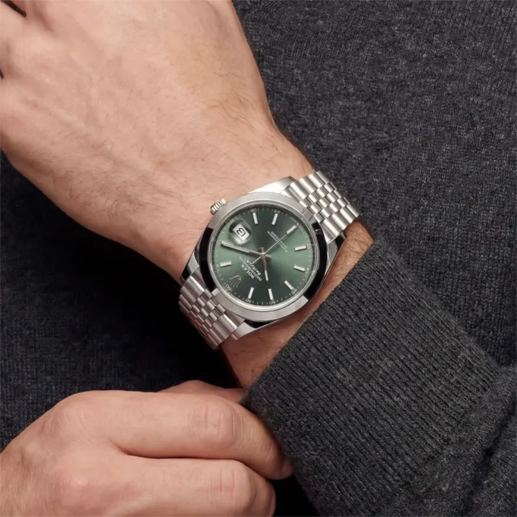 Datejust Automatic Watch With Clean Index Dial