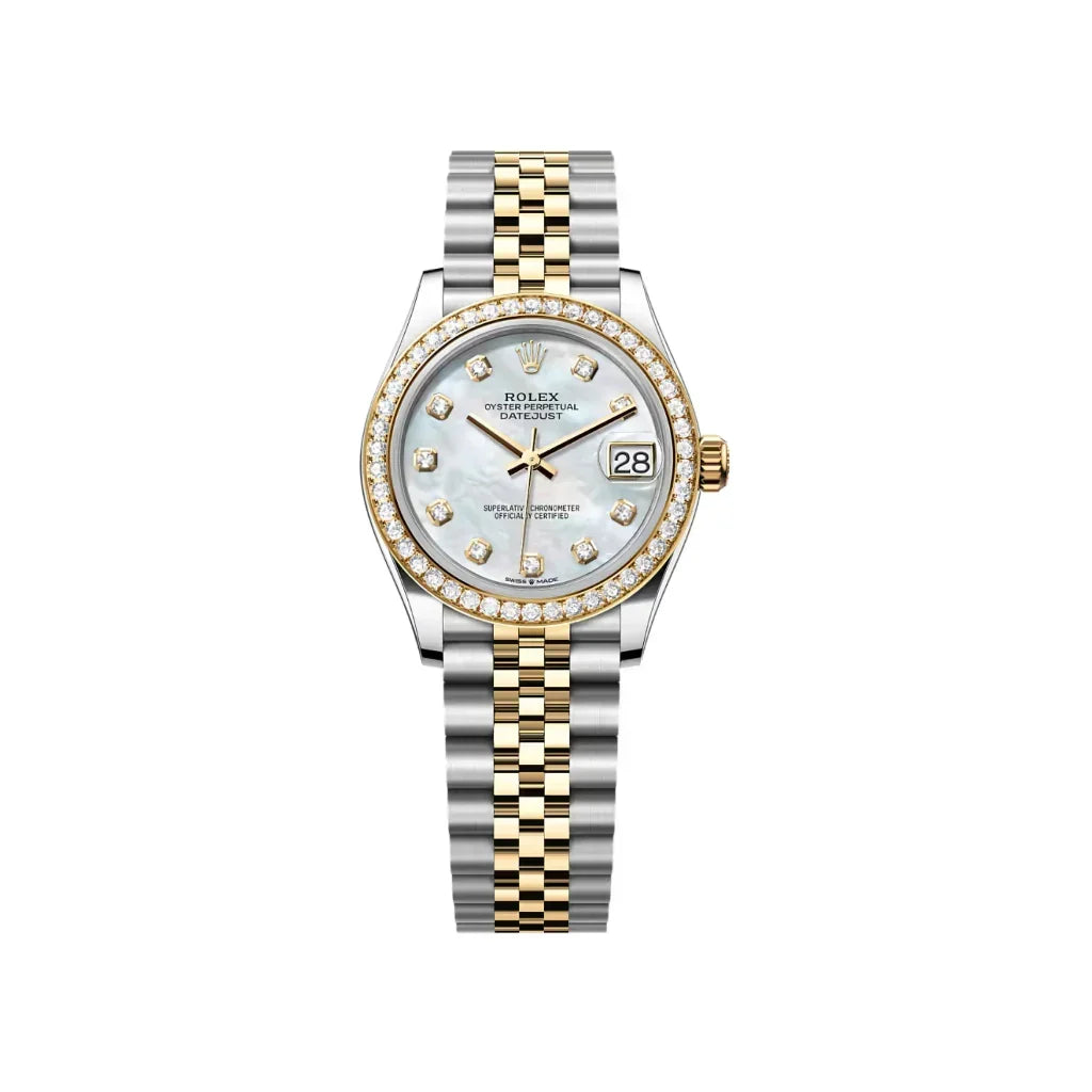 Datejust Automatic Watch With Decorative Diamond Accents