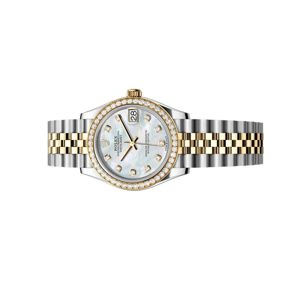 Datejust Automatic Watch With Decorative Diamond Accents