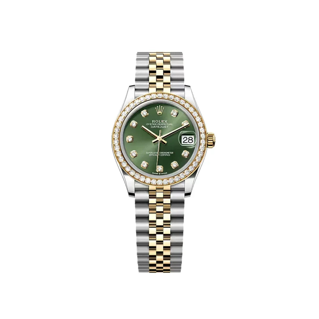 Datejust Automatic Watch With Diamond-Set Dial Accents