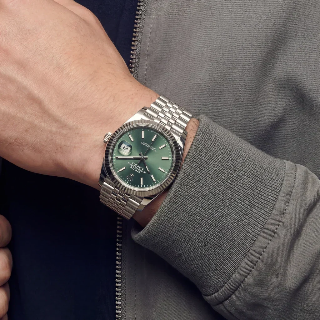 Datejust Automatic Watch With Fluted Bezel