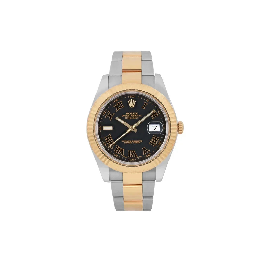 Datejust Black Dial Mens Watch