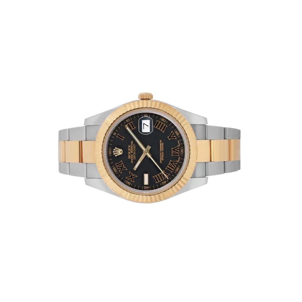 Datejust Black Dial Mens Watch