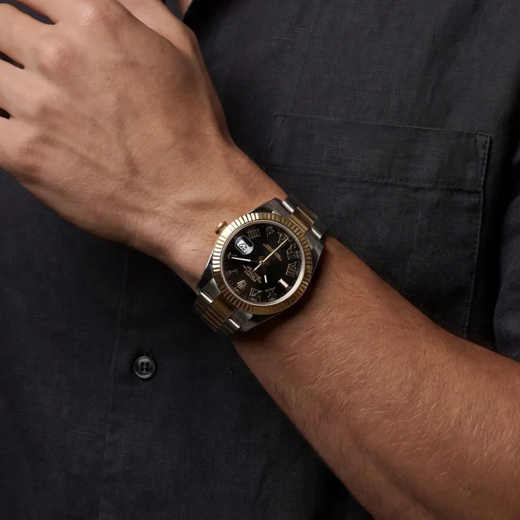Datejust Black Dial Mens Watch
