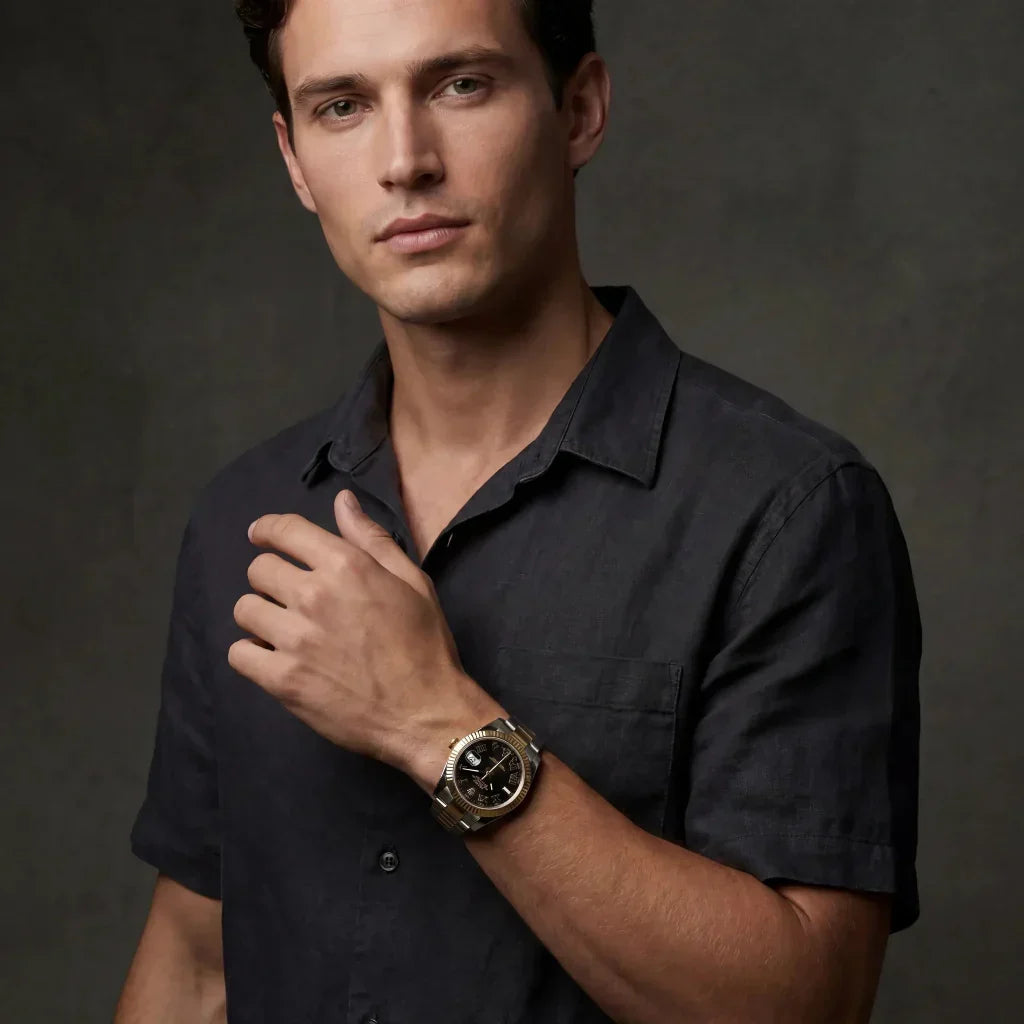Datejust Black Dial Mens Watch