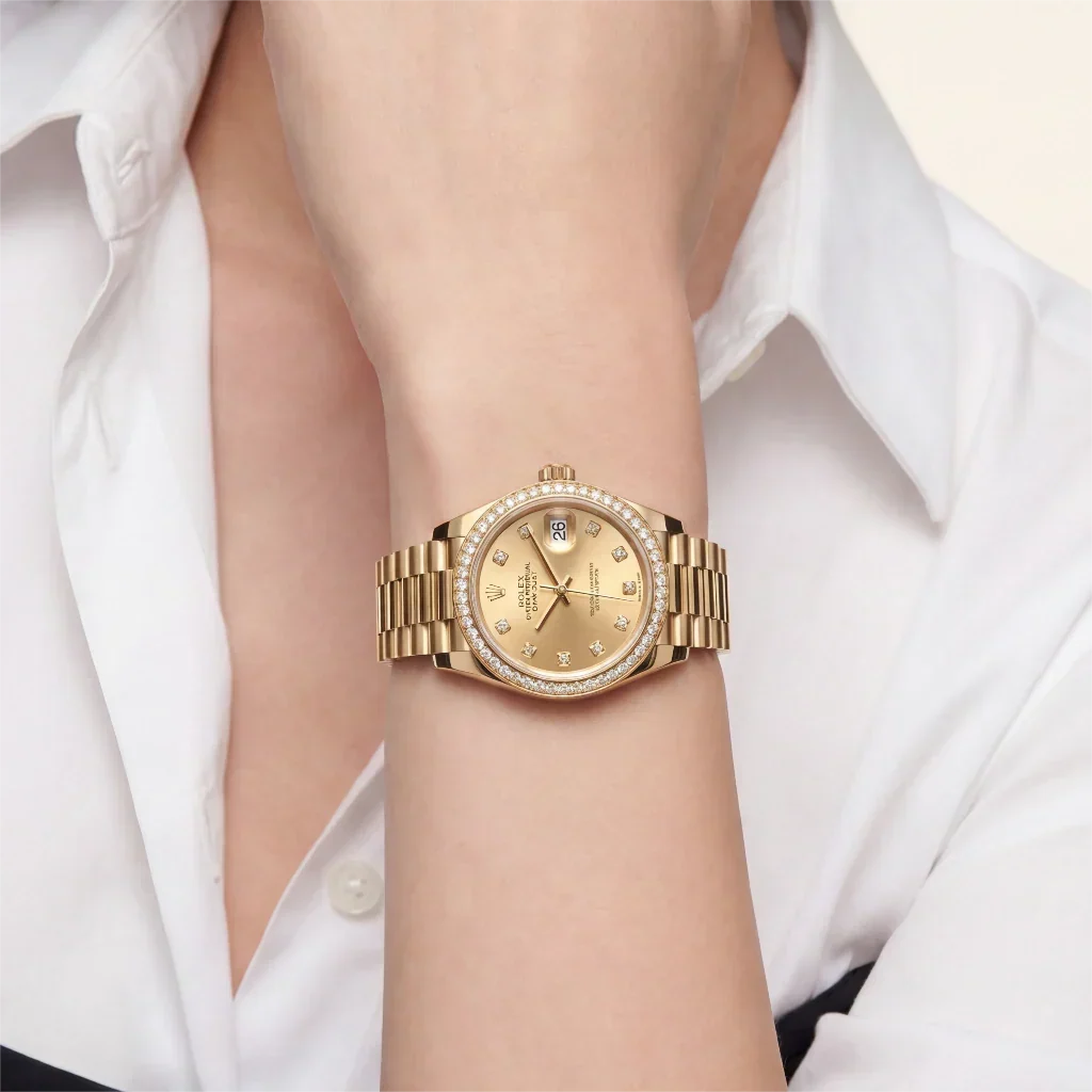Datejust Elegant Automatic Ladies Watch With Diamond Dial