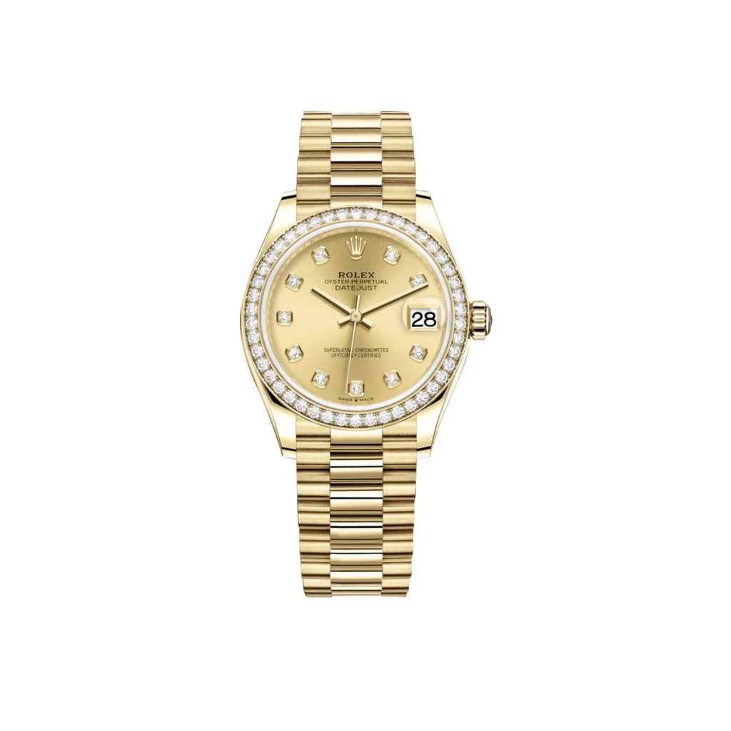 Datejust Elegant Automatic Ladies Watch With Diamond Dial