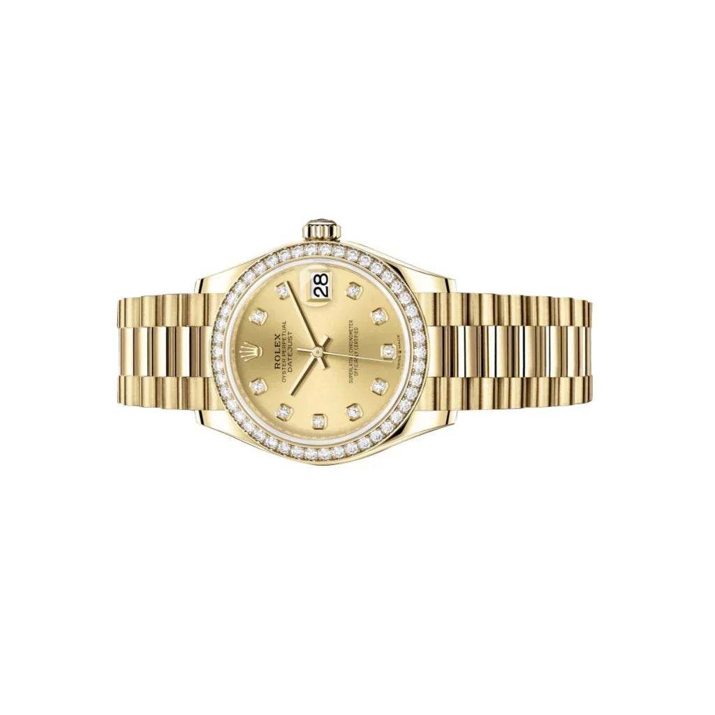 Datejust Elegant Automatic Ladies Watch With Diamond Dial