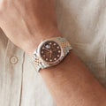 Datejust Men's Watch With Chocolate Dial