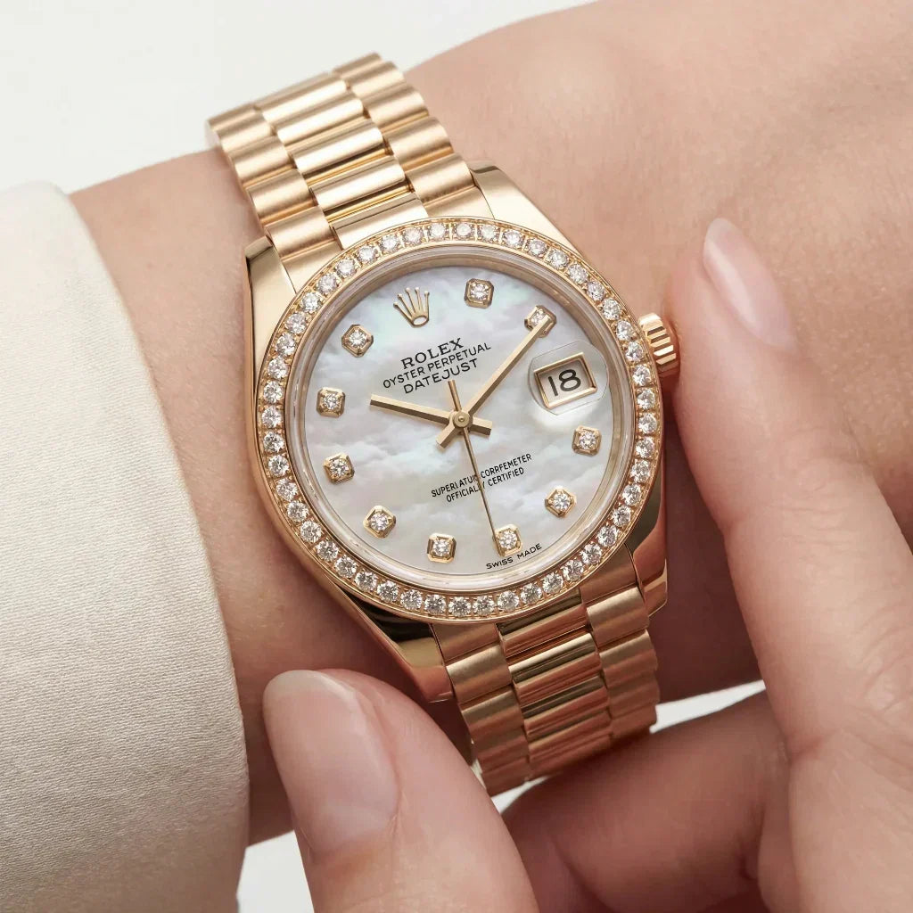 Datejust Mother Of Pearl Dial Automatic Ladies Oyster Watch