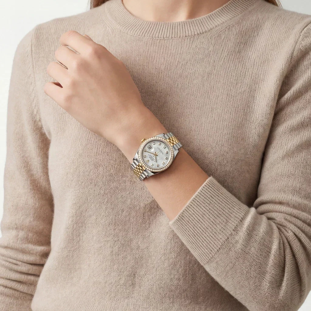 Datejust Mother Of Pearl Dial Watch