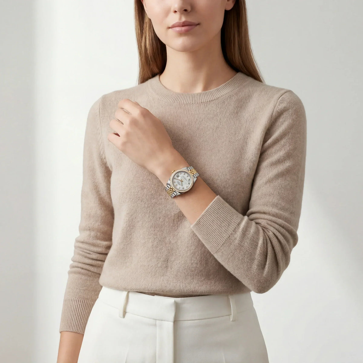 Datejust Mother Of Pearl Dial Watch