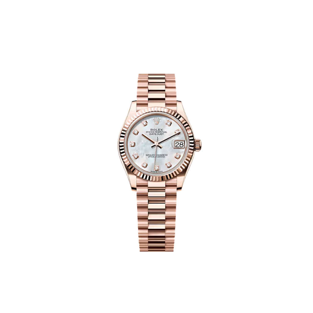 Datejust Mother Of Pearl Diamond Dial Ladies President Watch