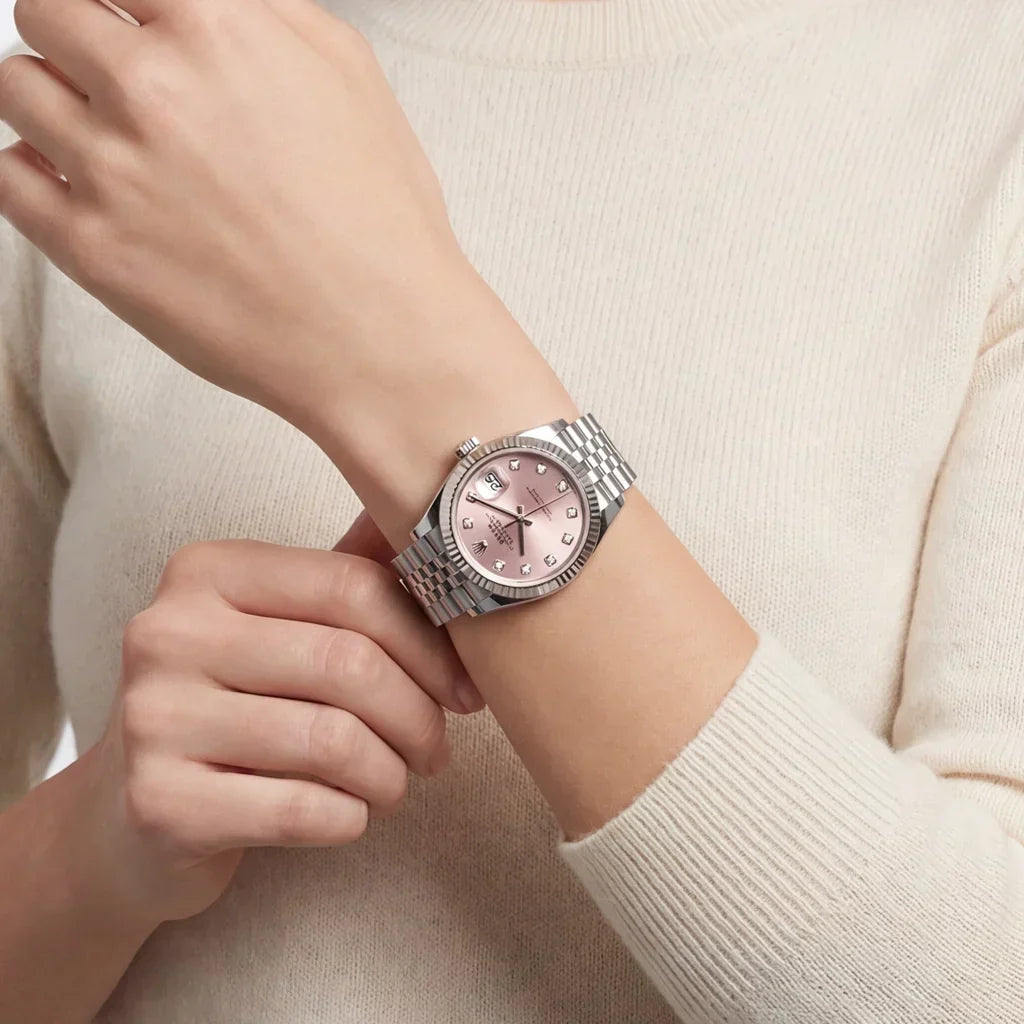 Datejust Pink Dial Women's Watch