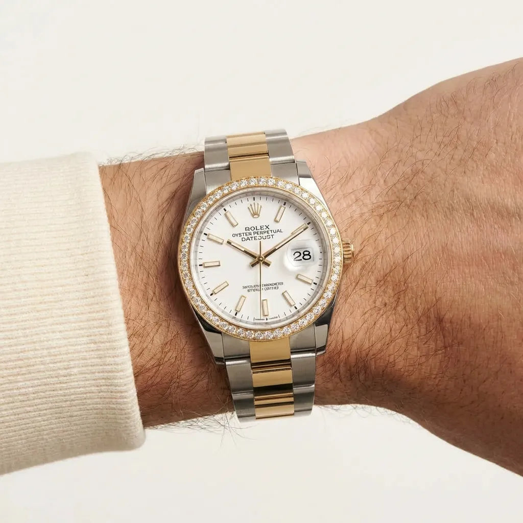 Datejust White Dial Men's Timepiece