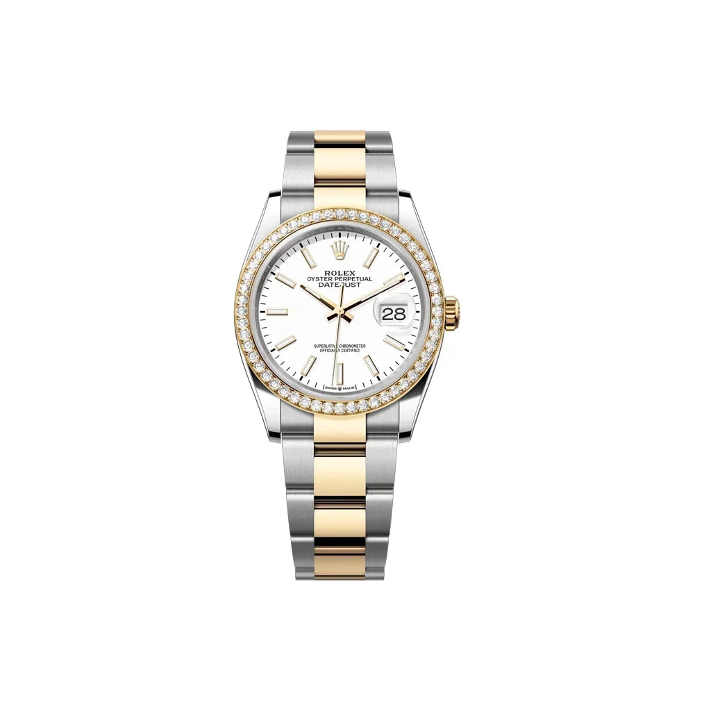 Datejust White Dial Men's Timepiece