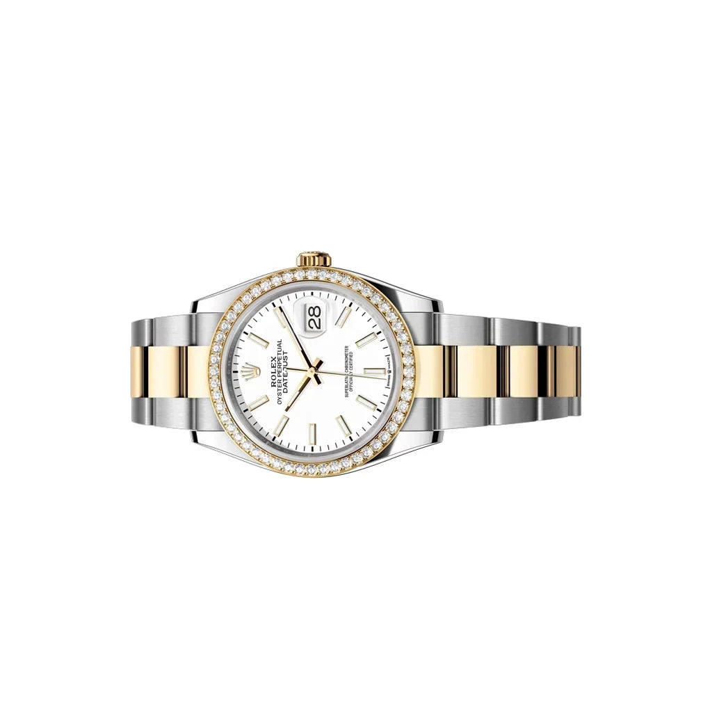 Datejust White Dial Men's Timepiece