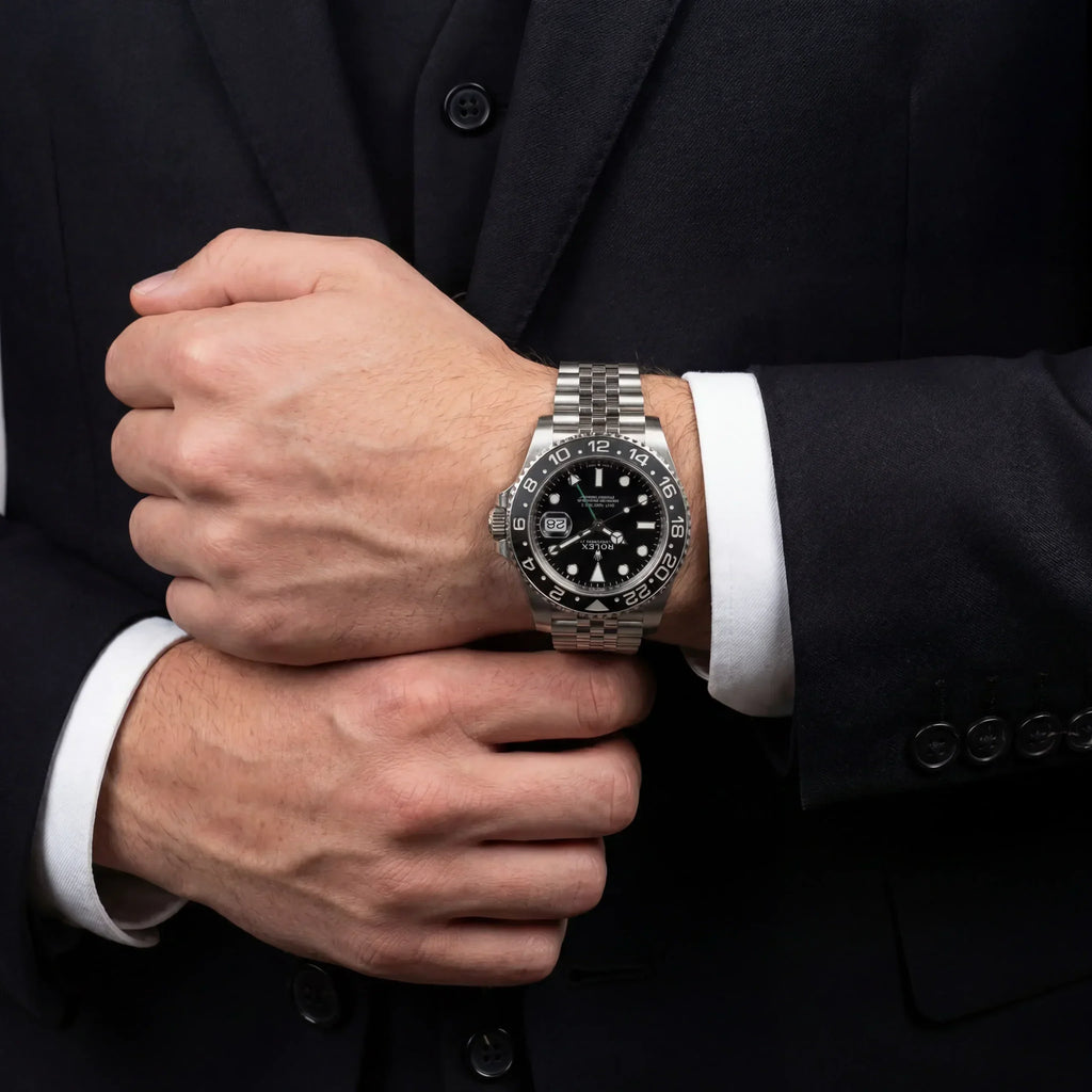 GMT Automatic Watch With Dual Time Bezel
