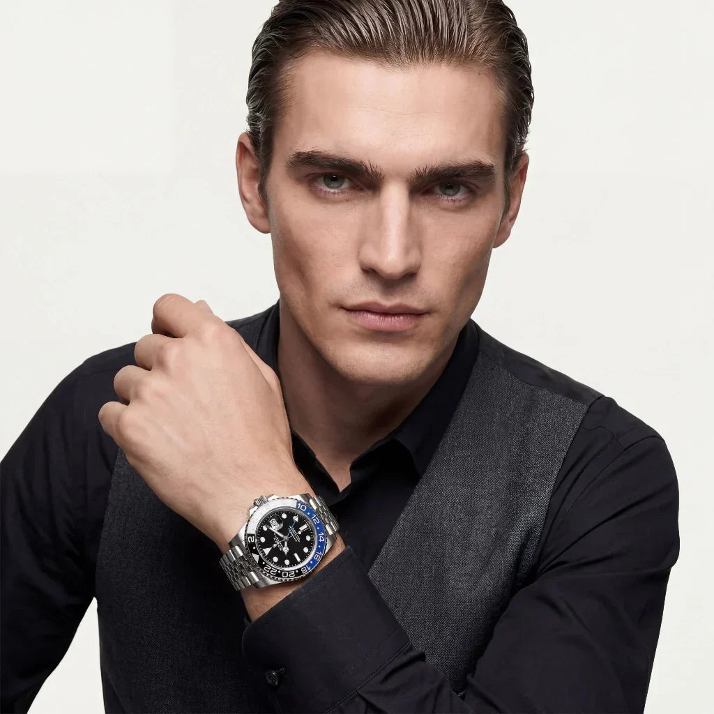 GMT-Master II Automatic Men's Watch With Dual Time Display