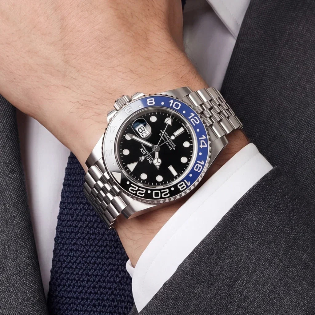 Gmt-master Ii "batgirl" Jubilee Black Dial