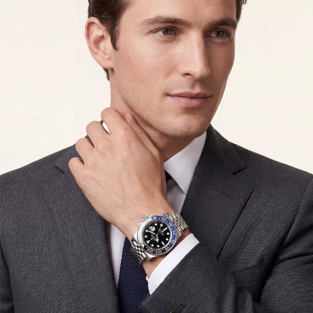 Gmt-master Ii "batgirl" Jubilee Black Dial