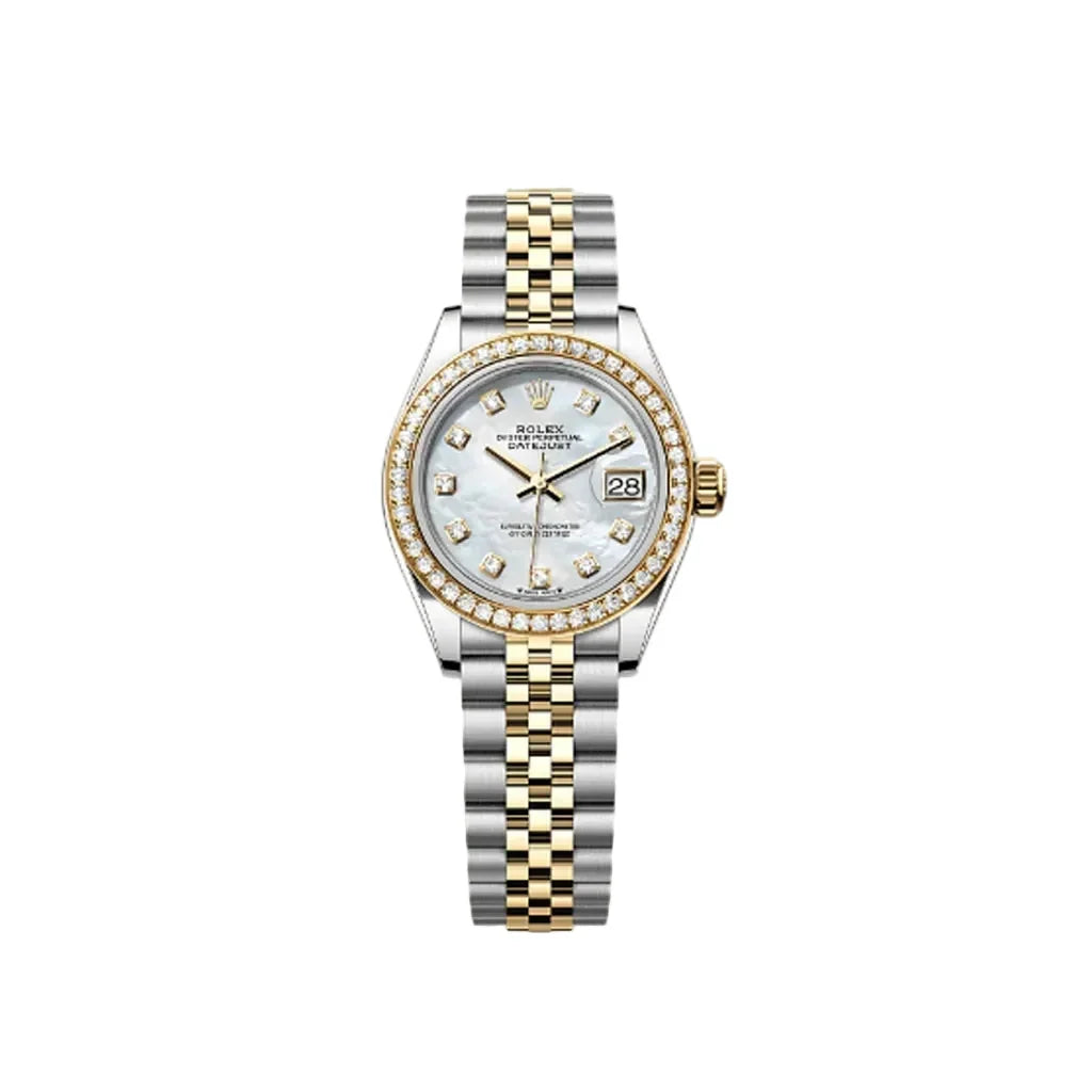 Lady-Datejust Automatic Ladies Watch With Diamond Bezel