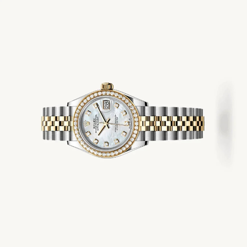 Lady-Datejust Automatic Ladies Watch With Diamond Bezel
