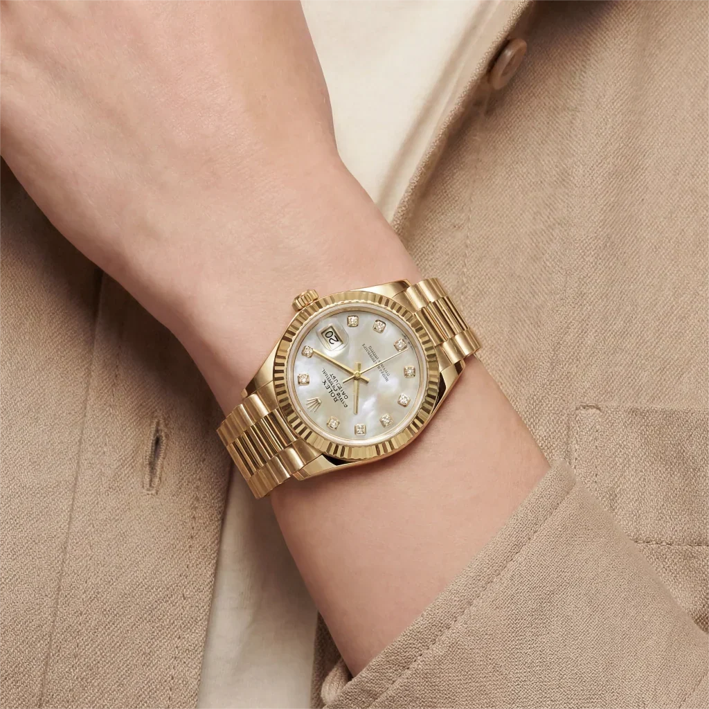 Lady Datejust Automatic Watch With Diamond Hour Layout