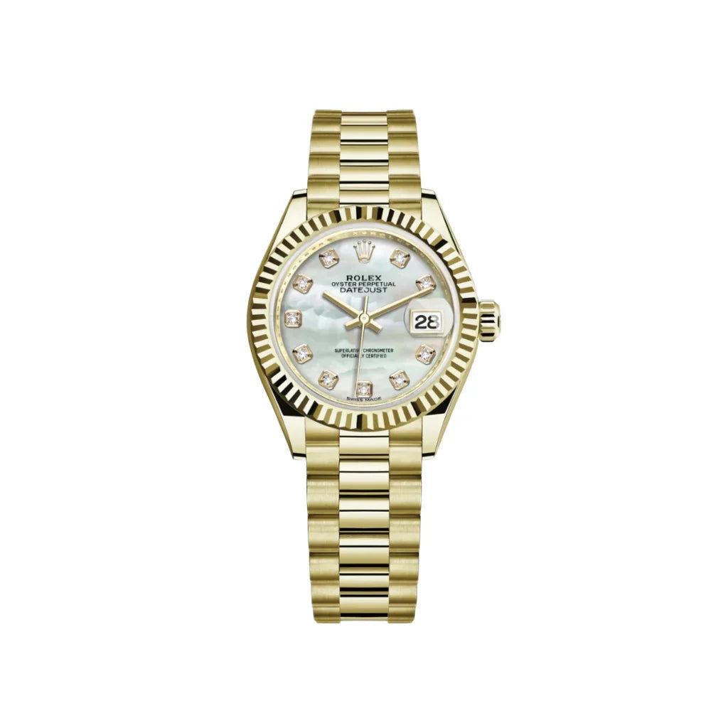 Lady Datejust Automatic Watch With Diamond Hour Layout