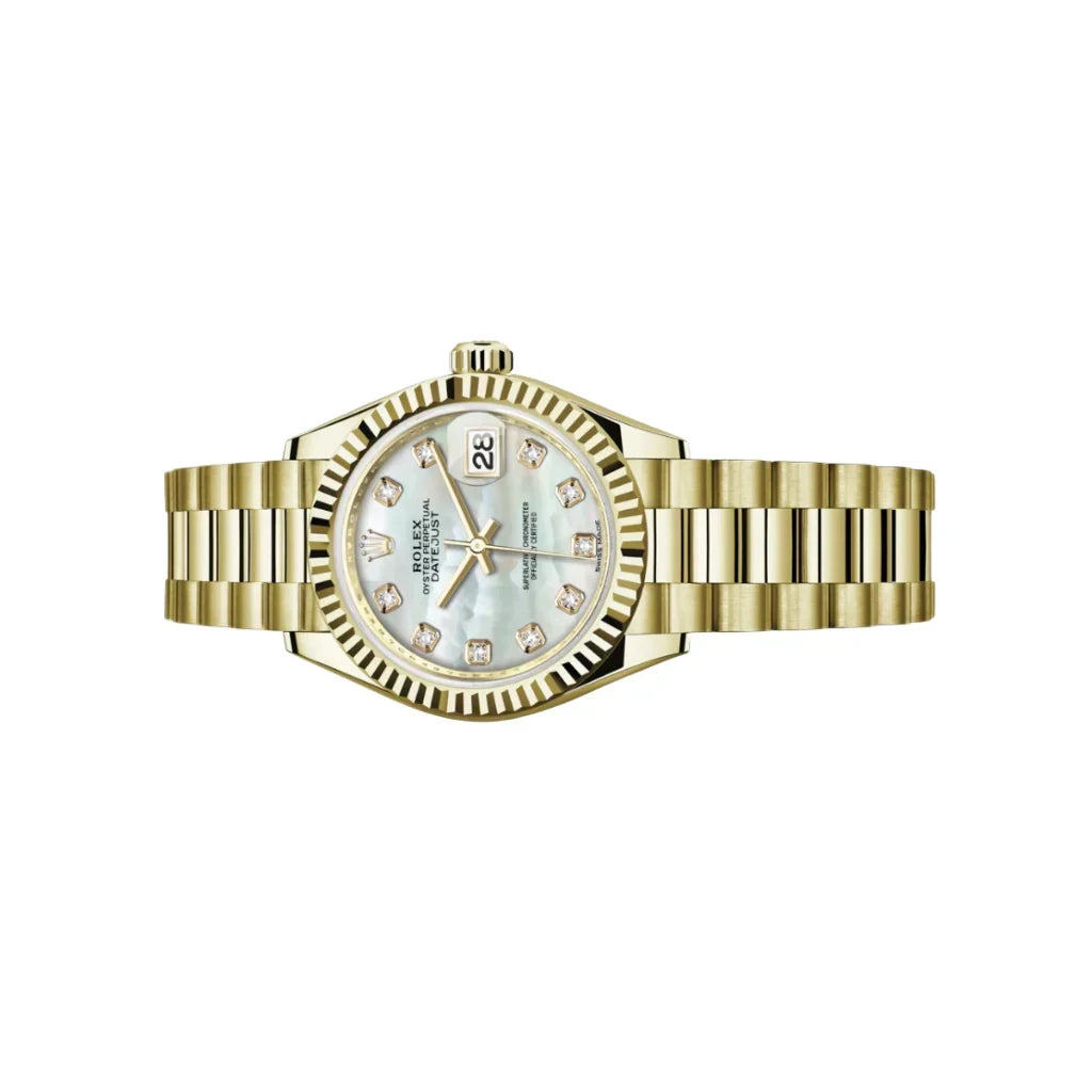 Lady Datejust Automatic Watch With Diamond Hour Layout