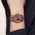 Lady Datejust Automatic Watch With Fluted Bezel And Index Dial