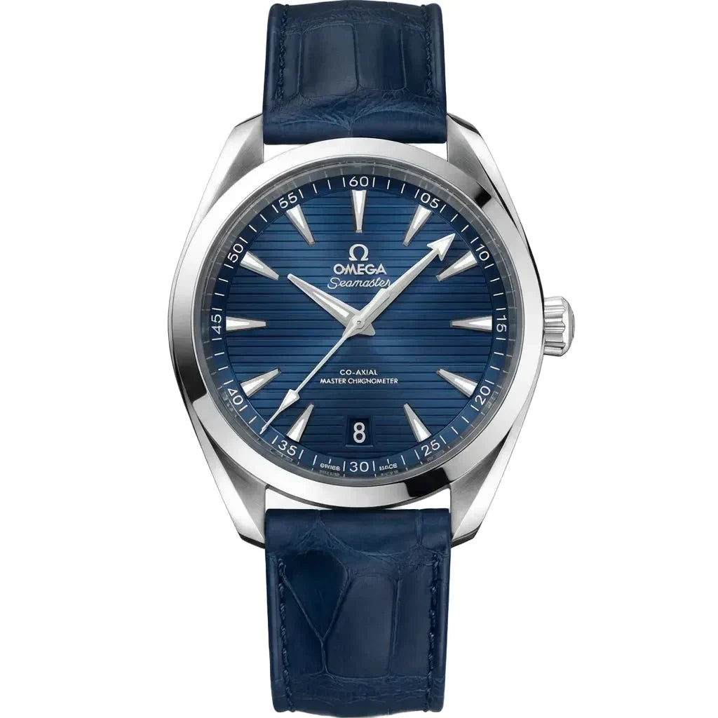 OM Blue Vertical Dial Watch
